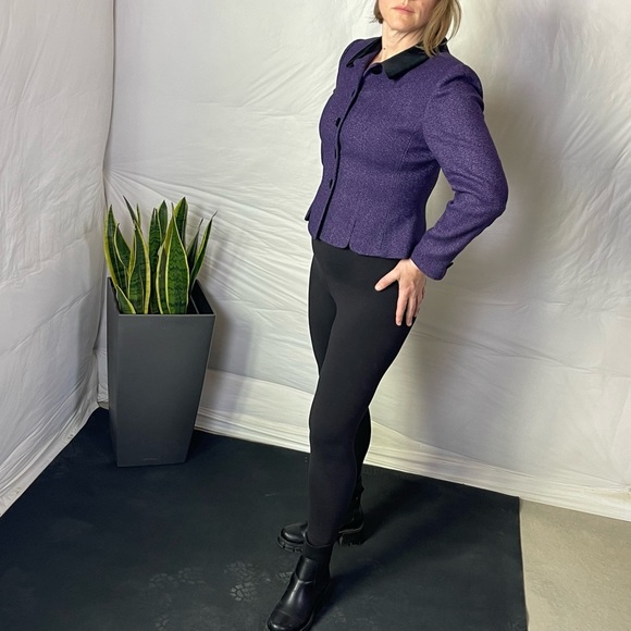 Vintage Kasper Purple Coat - Picture 2 of 7